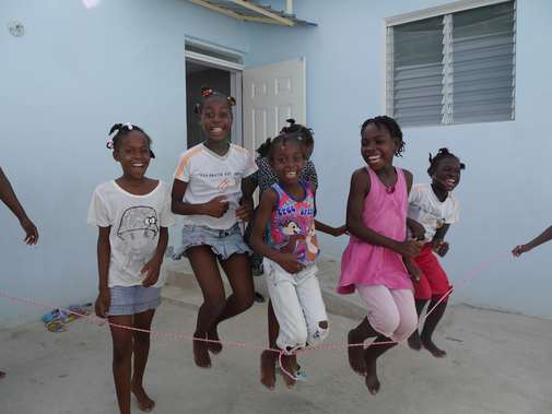 Im Engel des Lichts-Kinderdorf von nph haiti leben rund 140 Kinder.